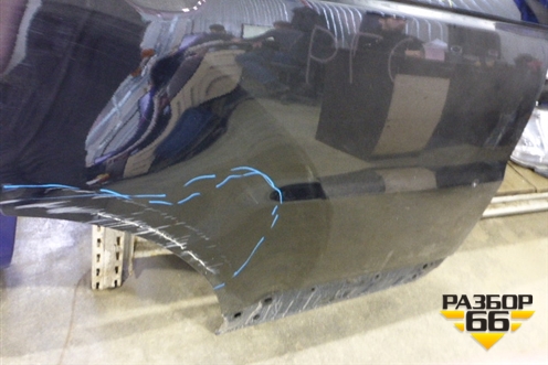 Дверь задняя правая (LR044228) для Land Rover Range Rover Sport с 2013-2022г