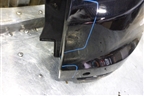 Бампер задний правая часть (под парктроник) (71502T1GZZ00) для Honda CR-V(RM) с 2012г