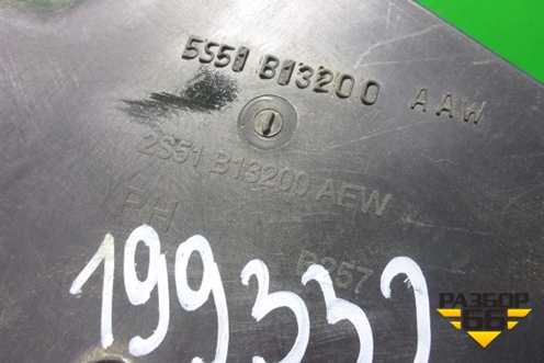 Накладка порога внутренняя правая (3-х дверный кузов) (2S51B13200AFW) для Ford Fiesta с 2001-2008г