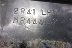 Накладка порога внутренняя переднего правого (передняя часть) (MR444192) для Mitsubishi Lancer-9  с 2003-2008г