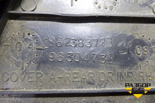 Накладка двери задней правой (уголок) (96238372) для Chevrolet Lanos с 2004г