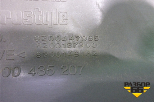 Накладка порога внутренняя заднего левого (8200447995) для Renault Symbol с 2008г