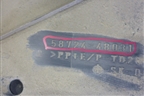 Защита антигравийная левая (задняя) (5872448031) для Lexus RX 300 c 2009-2015г