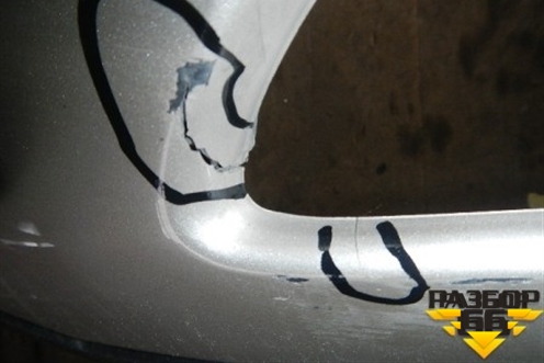 Бампер задний (под парктроник) для Lexus RX 300/330/350 с 2003-2009г