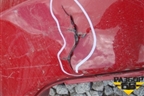 Бампер задний (под парктроник) для Honda Jazz(GE) с 2008-2014г