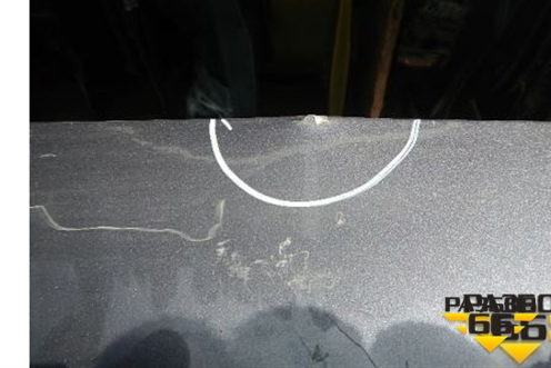 Дверь багажника без стекла (5801A524) для Mitsubishi Outlander XL с 2006-2012г