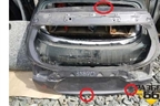 Дверь багажника без стекла (5801A524) для Mitsubishi Outlander XL с 2006-2012г