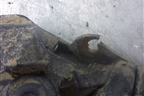 Кронштейн заднего бампера левый (боковой) (7L6807393B) для Volkswagen Touareg c 2002-2010г