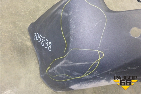 Бампер задний (до 2015г под парктроник) (5215942190) для Toyota Rav-4 с 2012-2019г (Рав 4)