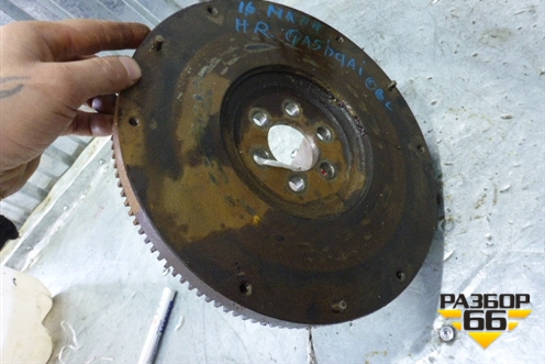 Маховик (1.6л HR МКПП) для Nissan Qashqai (J10E) с 2006-2013г