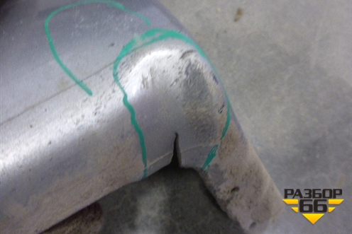 Накладка на порог наружная левая для Subaru Forester (Sg5-9) с 2002-2007г