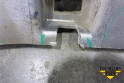 Накладка на порог наружная левая для Subaru Forester (Sg5-9) с 2002-2007г