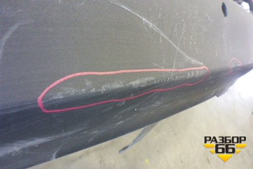 Бампер задний (до 2015г под парктроник) (5215942190) для Toyota Rav-4 с 2012-2019г (Рав 4)