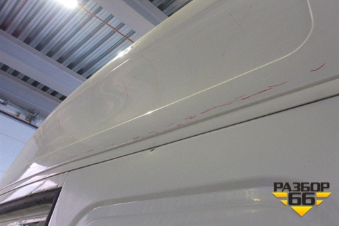 Крыша не под люк для Volvo TRUCK FH с 2002-2008г (ФШ)