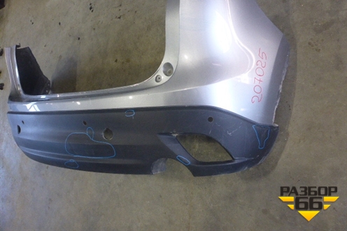 Бампер задний (под парктроник) (KD4750221) для Mazda CX 5 с 2012-2016г (СХ5)