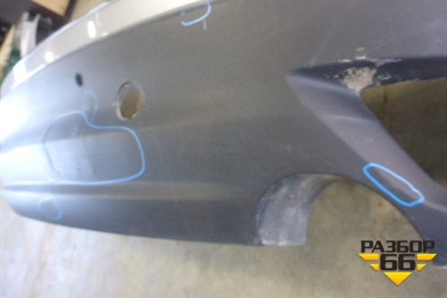 Бампер задний (под парктроник) (KD4750221) для Mazda CX 5 с 2012-2016г (СХ5)