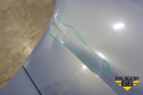 Дверь задняя правая (8U0833052) для Audi Q3 с 2011-2018г (Ку 3)