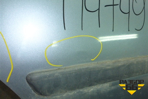 Дверь задняя правая (седан=хетчбэк) (0124514) для Opel Astra G 1998-2005г