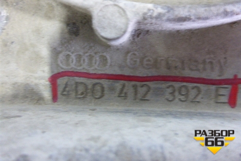 Опора амортизатора переднего (правая) (4D0412392E) для Audi A8 с 1998-2003г