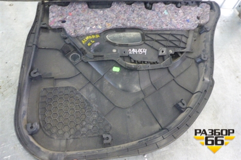 Обшивка двери задней левой под механику (829014AA0A) для Nissan Almera G15 с 2012г