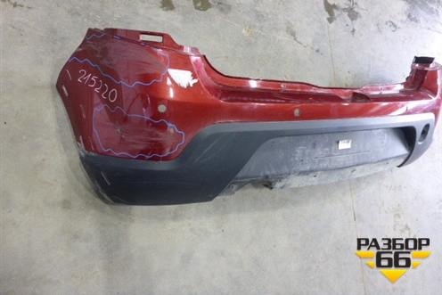 Бампер задний (StepWay под парктроник) (8200911893) для Renault Sandero с 2009-2014г