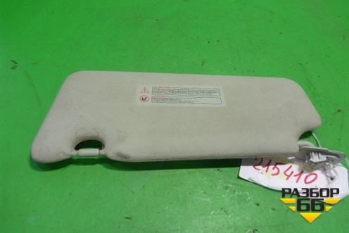 Козырёк солнцезащитный правый для Nissan Almera G15 с 2012г