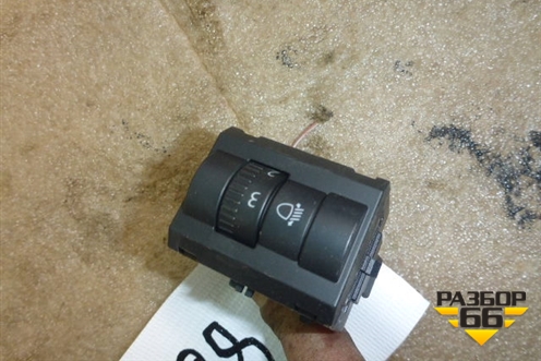 Переключатель корректора фар (5J0941333C) для Skoda Fabia с 2007-2014г