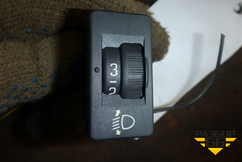 Переключатель корректора фар для Peugeot 308 с 2007-2014г