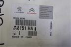 Стекло зеркала правого (новое) (8151HA) для Peugeot 307 с 2001-2007г