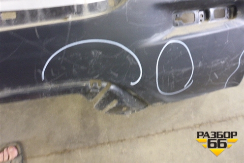 Бампер задний (5215948170) для Toyota Highlander с 2007-2013г