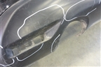 Бампер задний (под парктроник) для Infiniti Infiniti FX35/37/50 QX70 (S51) с 2008-2013г