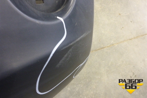 Бампер задний (85022JD00H) для Nissan Qashqai (J10E) с 2006-2013г (Кашкай)