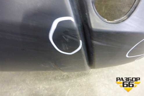 Бампер задний (85022JD00H) для Nissan Qashqai (J10E) с 2006-2013г (Кашкай)