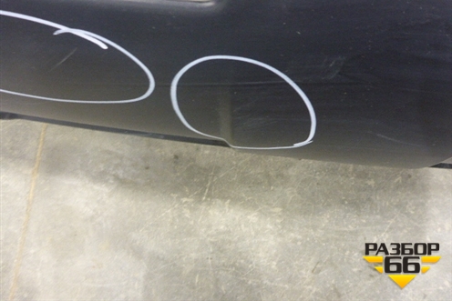 Бампер задний (85022JD00H) для Nissan Qashqai (J10E) с 2006-2013г (Кашкай)