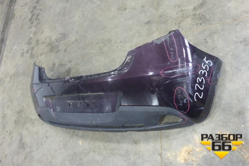 Бампер задний для Mazda Mazda 2 (DE) с 2007г