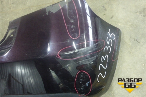 Бампер задний для Mazda Mazda 2 (DE) с 2007г