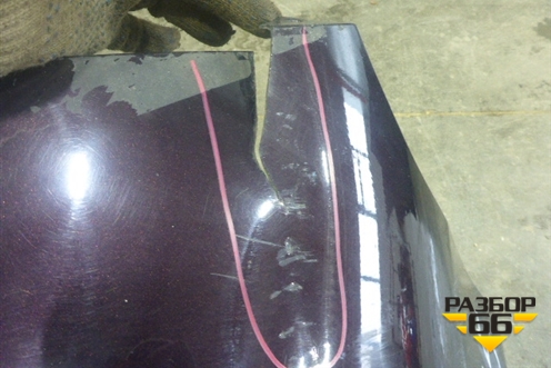 Бампер задний для Mazda Mazda 2 (DE) с 2007г