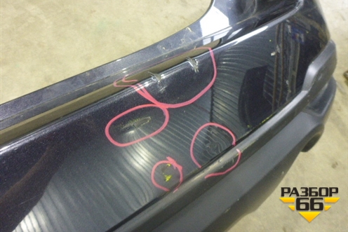 Бампер задний для Subaru Forester (S13) с 2012г