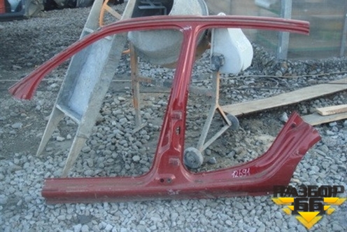 Порог со стойкой левый для Renault Clio с 1998-2002г