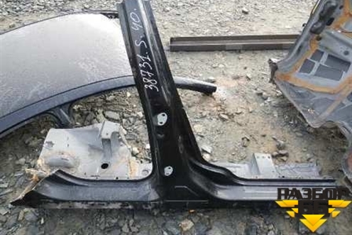 Порог со стойкой правый для Volvo S40 с 2004-2012г