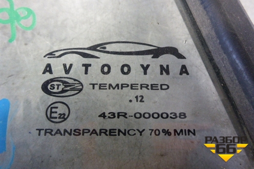 Стекло двери задней левой форточка (90196929) для Daewoo Nexia с 1995-2016г