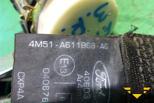 Ремень безопасности задний правый (4M51A611B68AG) для Ford Focus 2 с 2005-2008г