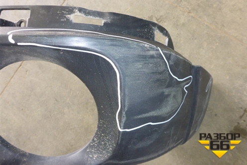 Юбка заднего бампера (51127303141) для BMW X5 F15 с 2013г