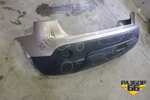 Бампер задний (85022JD00H) для Nissan Qashqai (J10E) с 2006-2013г
