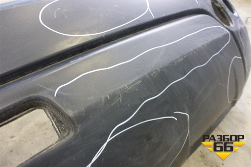 Бампер задний (85022JD00H) для Nissan Qashqai (J10E) с 2006-2013г