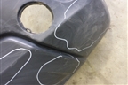 Бампер задний (85022JD00H) для Nissan Qashqai (J10E) с 2006-2013г
