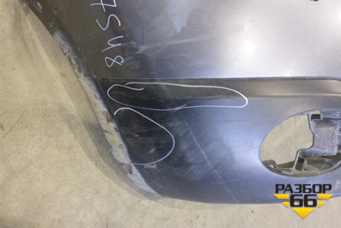 Бампер передний (после 2010г под омыватели) для Nissan Qashqai (J10E) с 2006-2013г