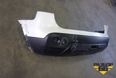 Бампер задний (под парктроник) (85022JD00H) для Nissan Qashqai (J10E) с 2006-2013г (Кашкай)