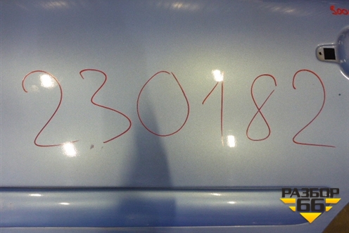 Дверь задняя левая (9006K7) для Citroen C3 с 2002-2009г