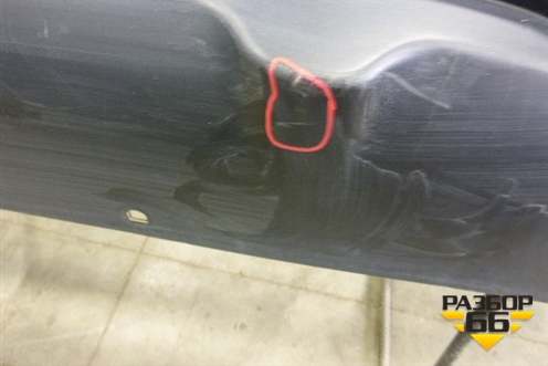 Бампер задний (до 2017г) (850224EA0H) для Nissan Qashqai (J11E) с 2013г (Кашкай)